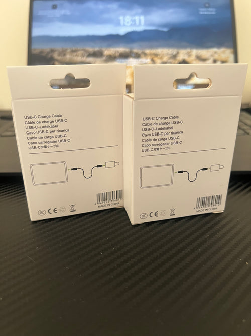 2Pack iPhone17/16/15 Charger Cable 60W 1M USB C to USB C Fast Charging for iPhone17/16/15/15 Plus/15 Pro/15 Pro Max iPad Pro/Air/Mini MacBook Air White Smartphone Cellphone